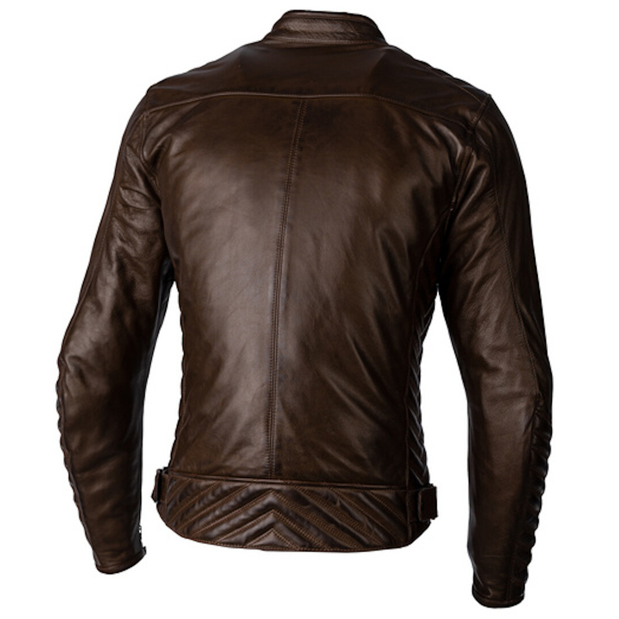 RST Roadster 3 Motorcycle Leather Jacket - Premium Aniline Vintage Brown - Image 2