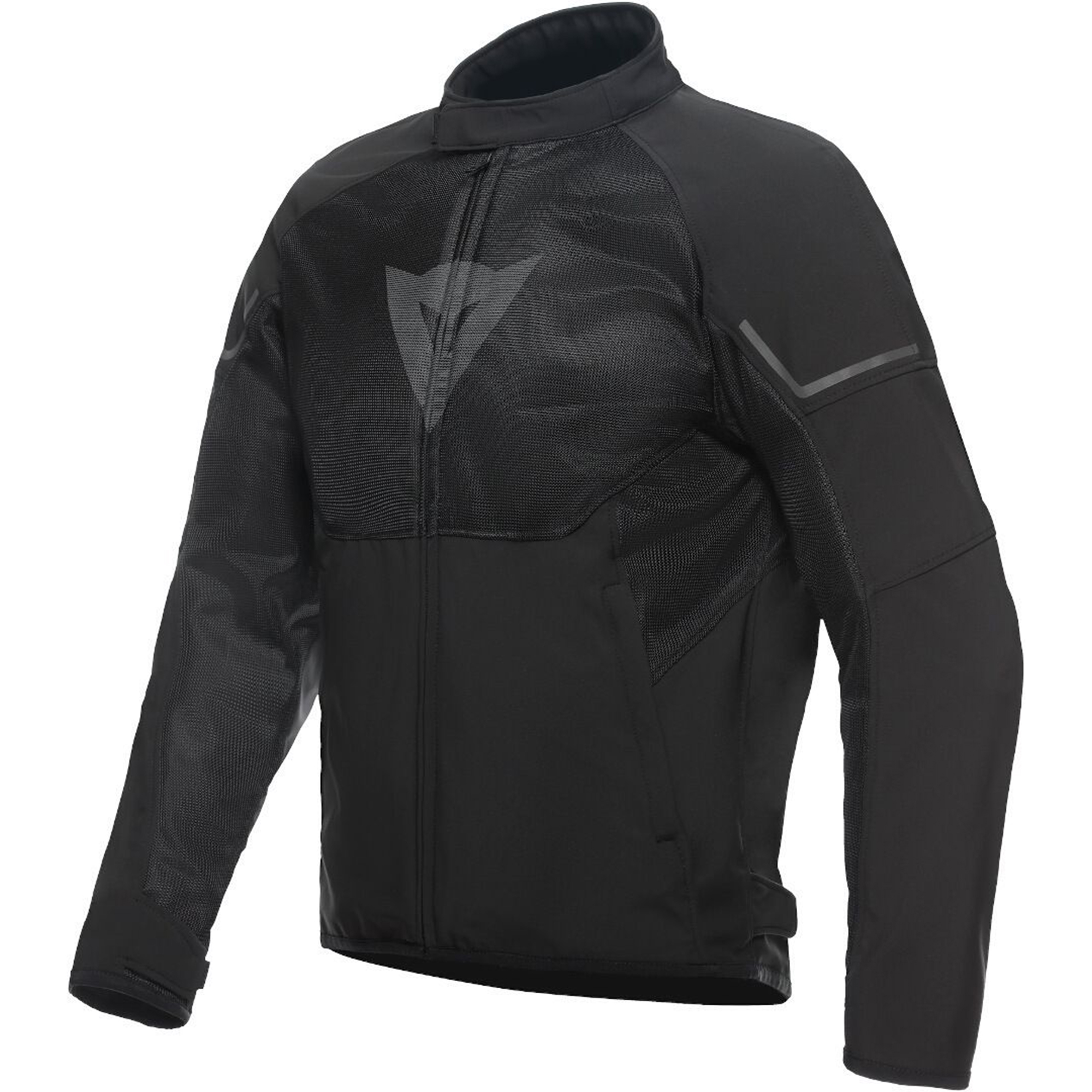 Dainese Ignite Air Tex Motorcycle Jacket - Stealth Black-on-Black