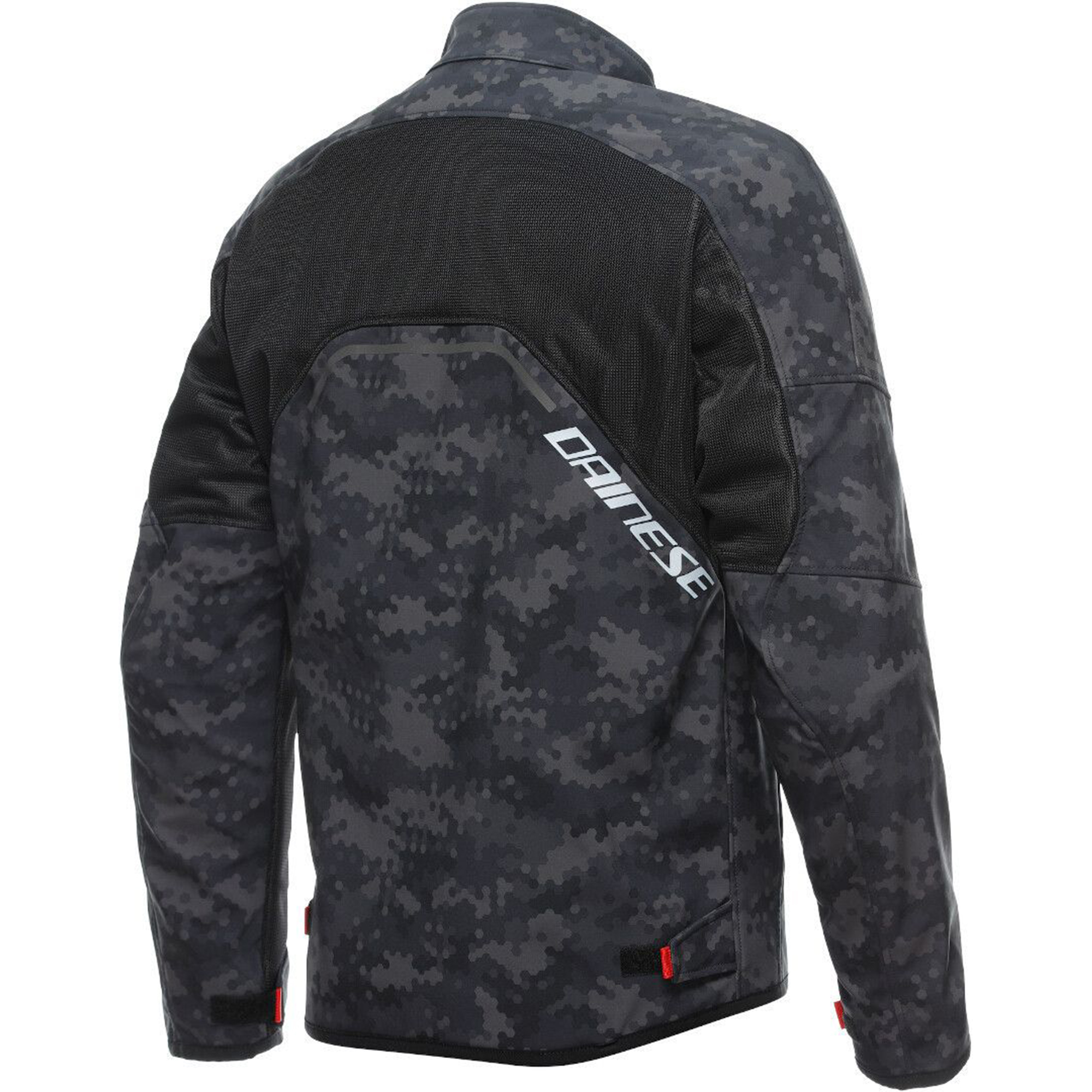 Dainese Ignite Air Motorcycle Textile Jacket - Stealth Digital Camo & Fluo Red - Image 2