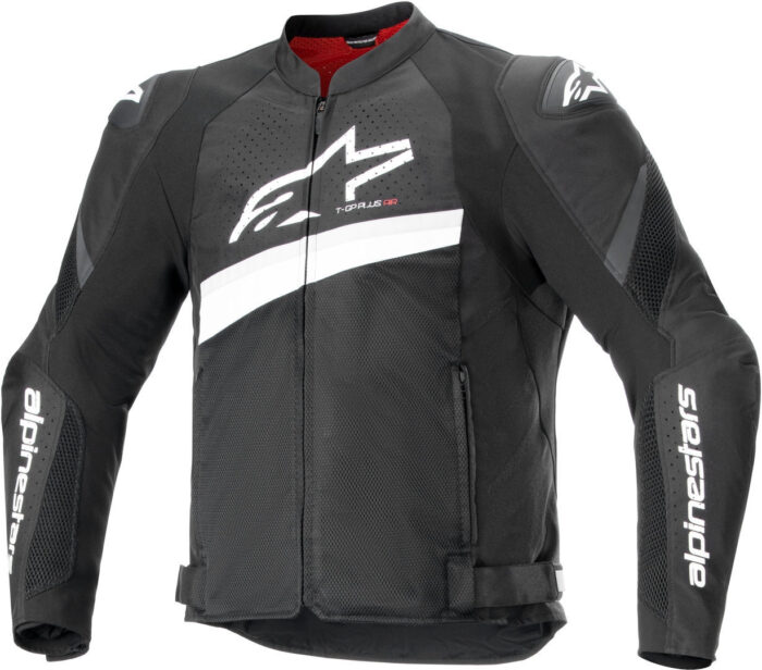 Alpinestars T-GP Plus R v4 Airflow Motorcycle Jacket - Black, White & Red Sport