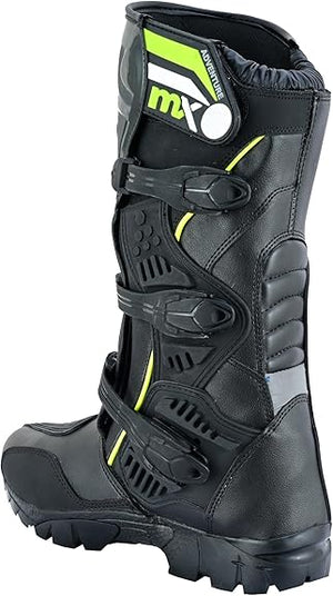 OMX Adventure Motocross Dirt Bike Boots – Black & Neon Edition - Image 4