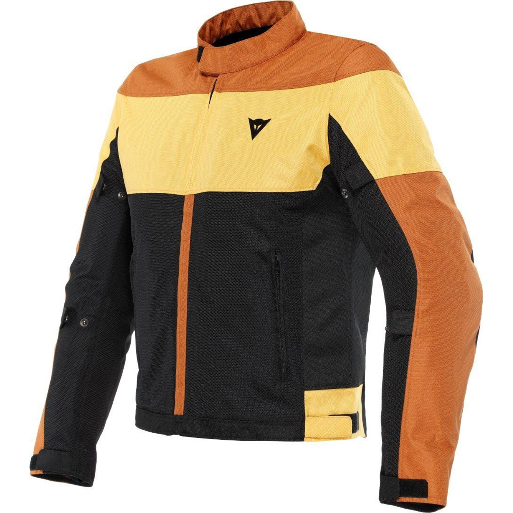 Dainese Elettrica Air Tex Motorcycle Textile Jacket - Sunrise Orange & Yellow Sport