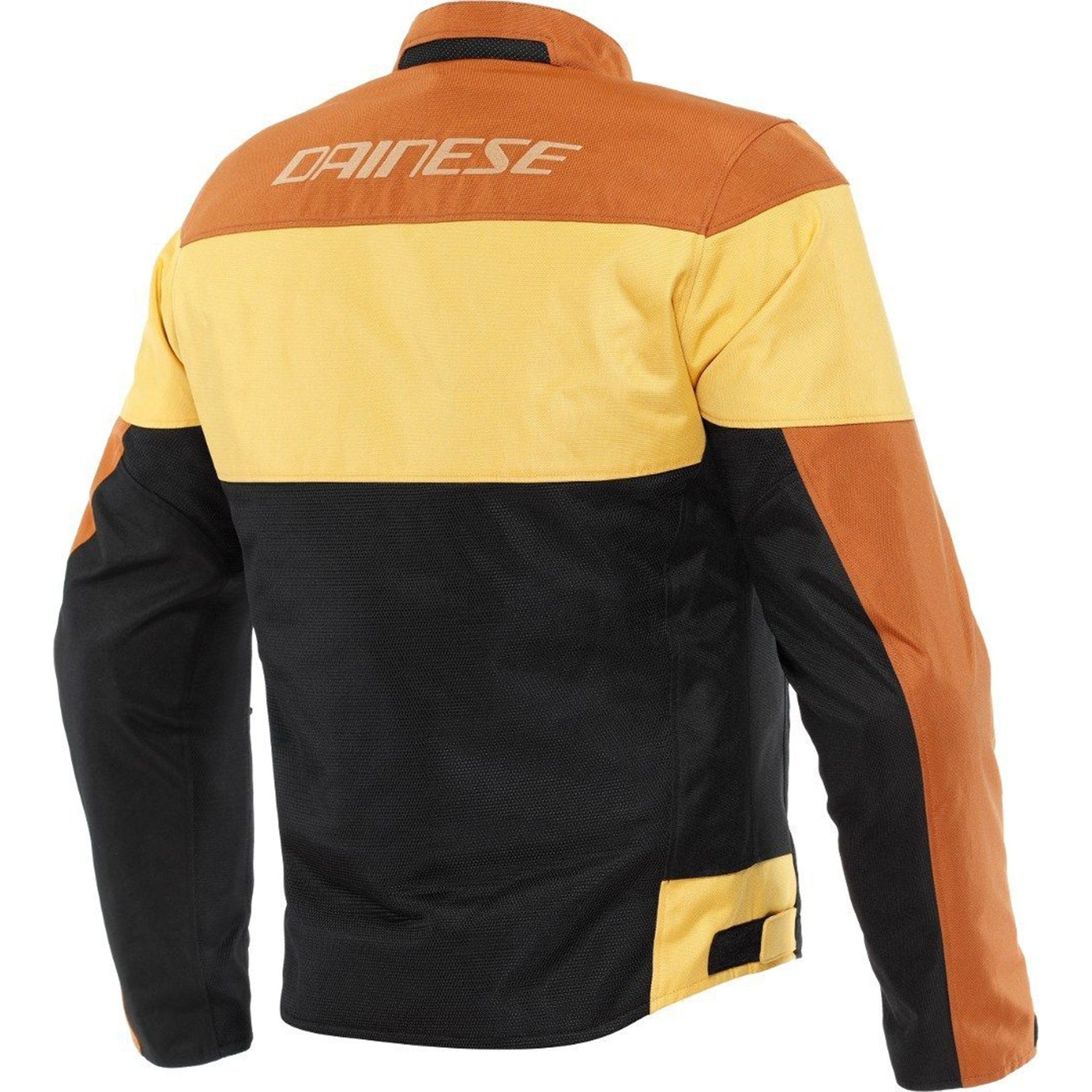 Dainese Elettrica Air Tex Motorcycle Textile Jacket - Sunrise Orange & Yellow Sport - Image 2