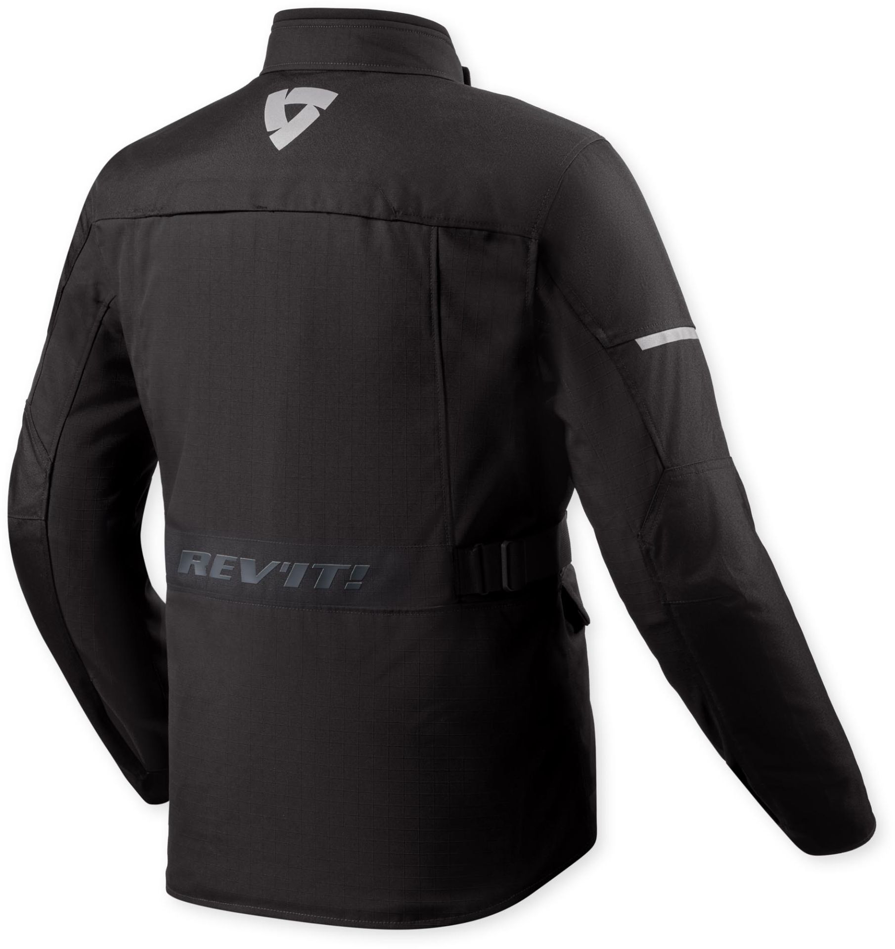 REV'IT! Convergent H2O Men's Motorcycle Waterproof Textile Jacket - Black - Image 2