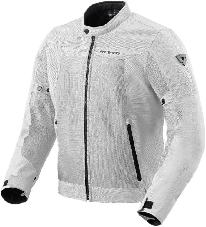 REV'IT! Eclipse 2 Motorcycle Textile Jacket - Bright Silver