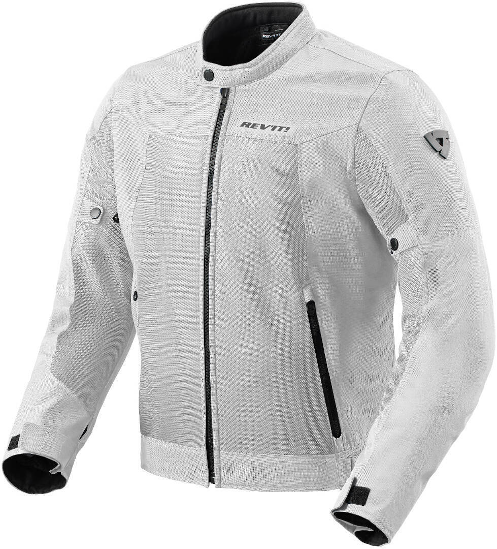 REV'IT! Eclipse 2 Motorcycle Textile Jacket - Bright Silver
