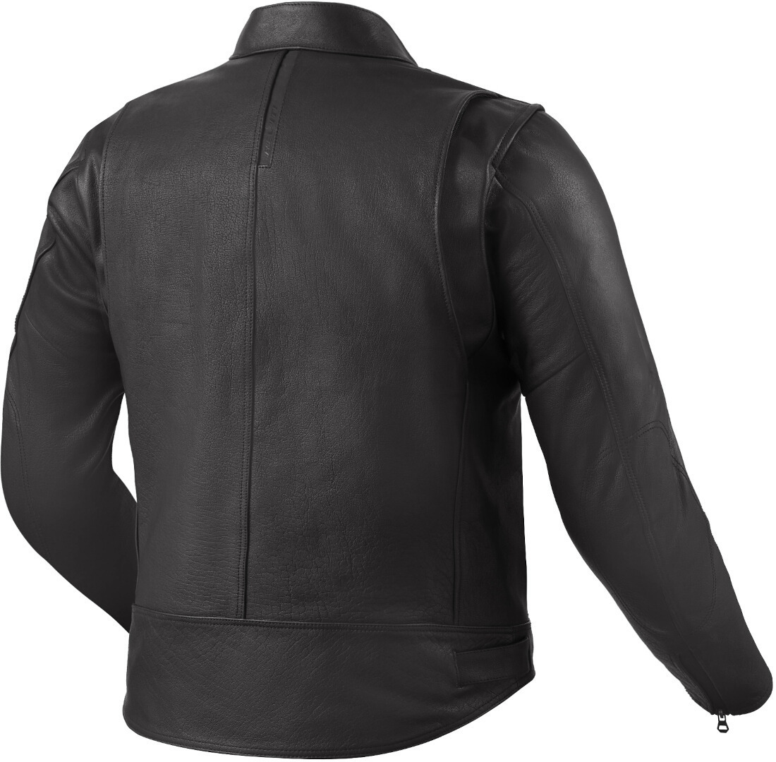 Revit Huxley Motorcycle Leather Jacket - Heritage Black Edition - Image 2