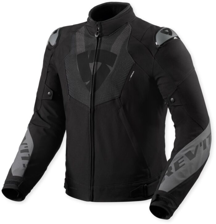 Revit Hyperspeed 3 H2O Waterproof Motorcycle Textile Jacket - Stealth Black & Dark Grey Edition