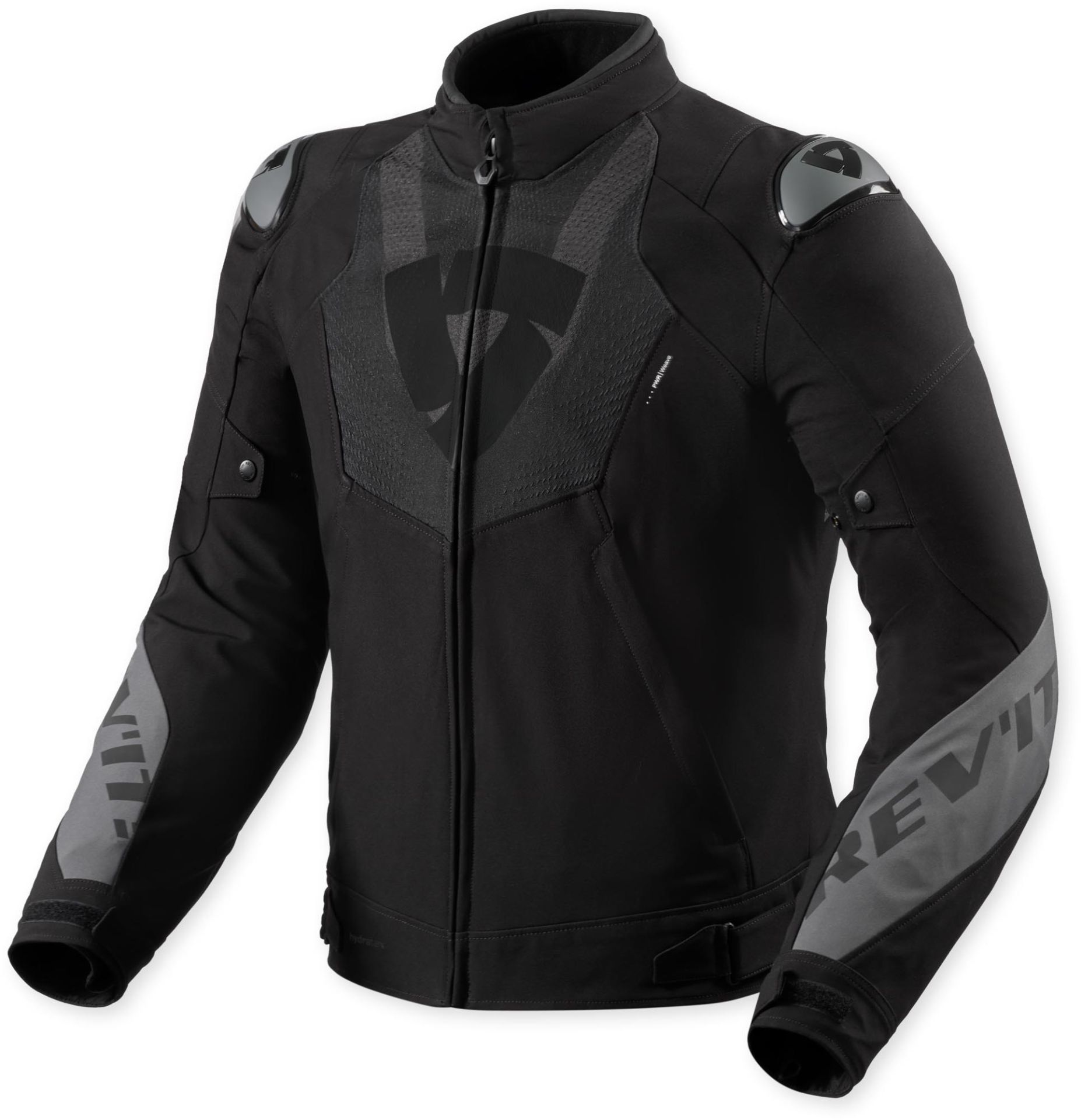 Revit Hyperspeed 3 H2O Waterproof Motorcycle Textile Jacket - Stealth Black & Dark Grey Edition