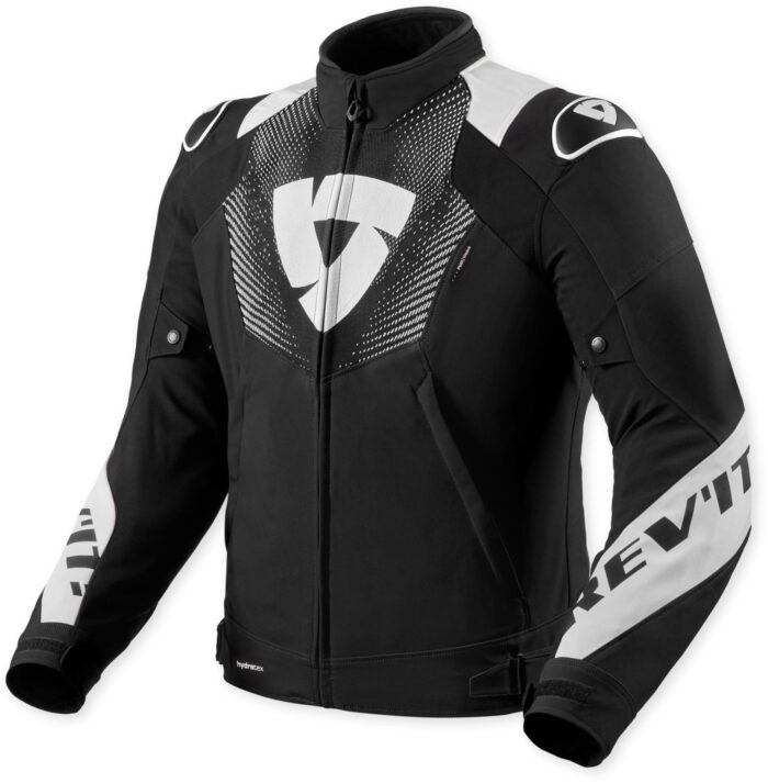 Revit Hyperspeed 3 H2O Waterproof Motorcycle Textile Jacket - Stealth Black & White Edition