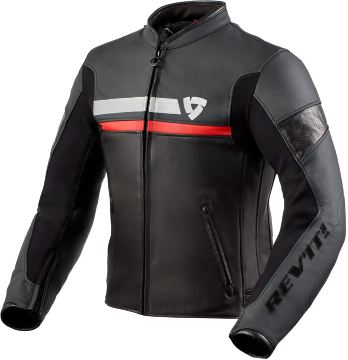Revit Mile Motorcycle Leather Jacket - Heritage Sport Edition