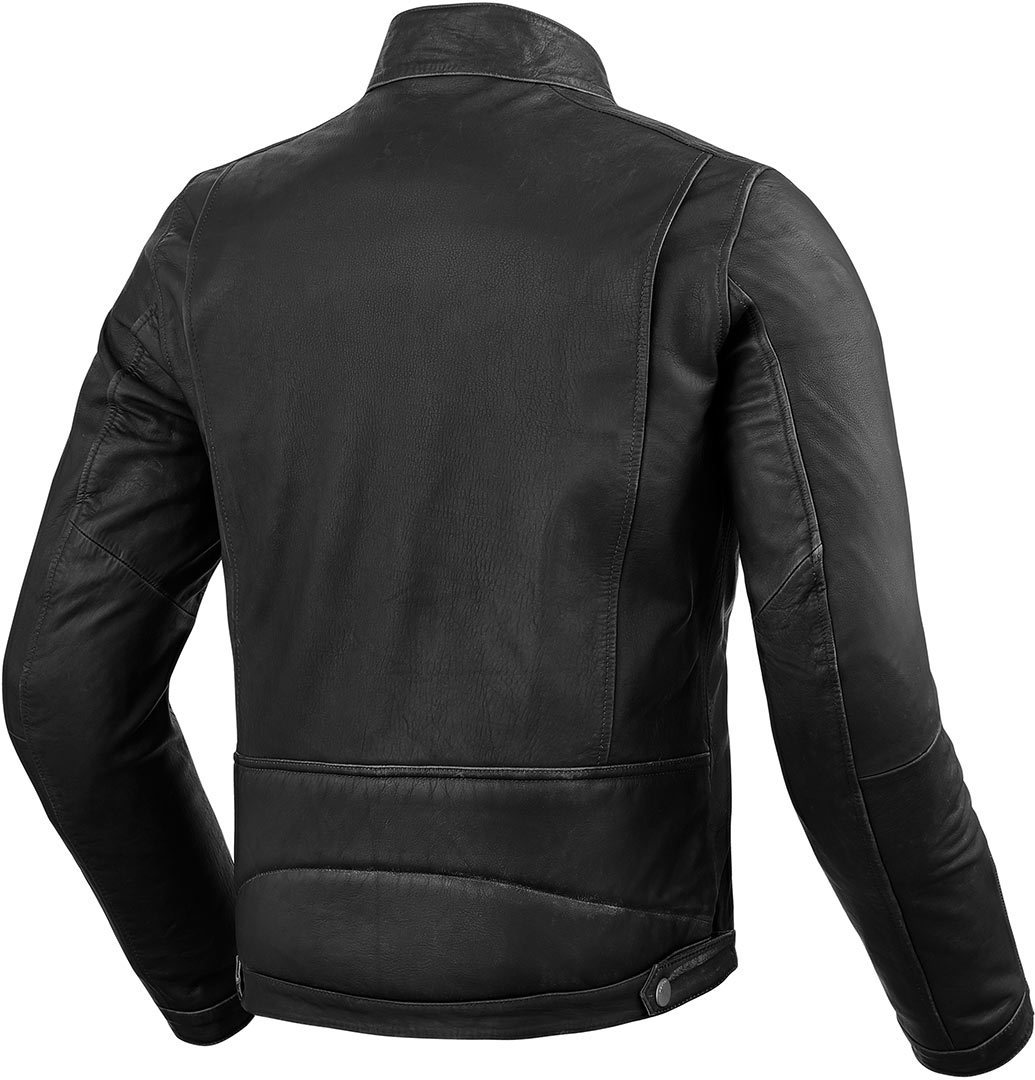 Revit Roswell Motorcycle Leather Jacket - Heritage Classic Black - Image 2