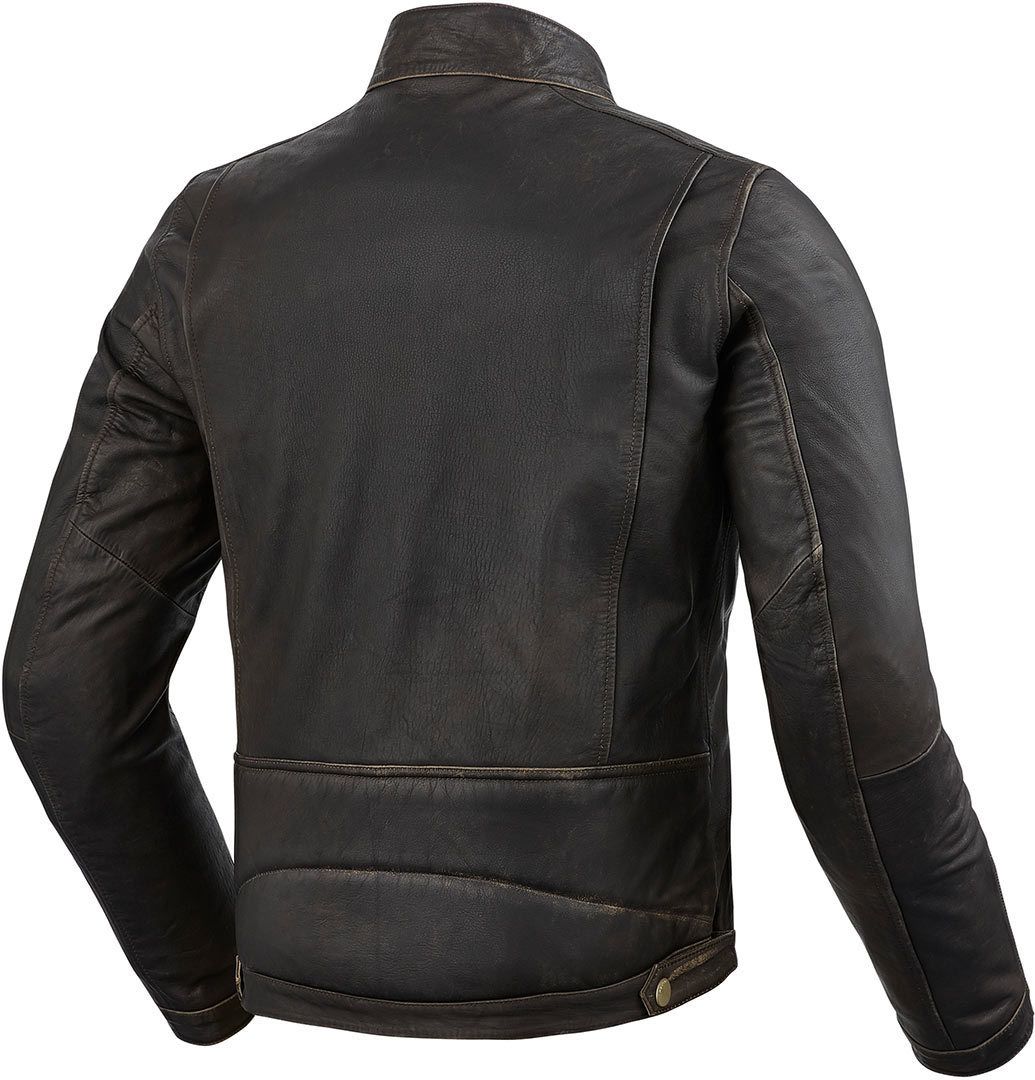 Revit Roswell Motorcycle Leather Jacket - Vintage Distressed Brown - Image 2