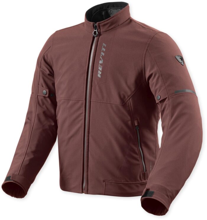 REV'IT! Shade 2 H2O Men's Motorcycle Waterproof Textile Jacket - Aubergine Red