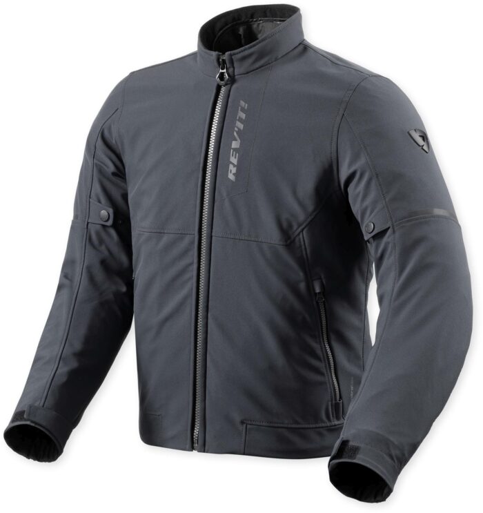 REV'IT! Shade 2 H2O Men's Motorcycle Waterproof Textile Jacket - Dark Blue