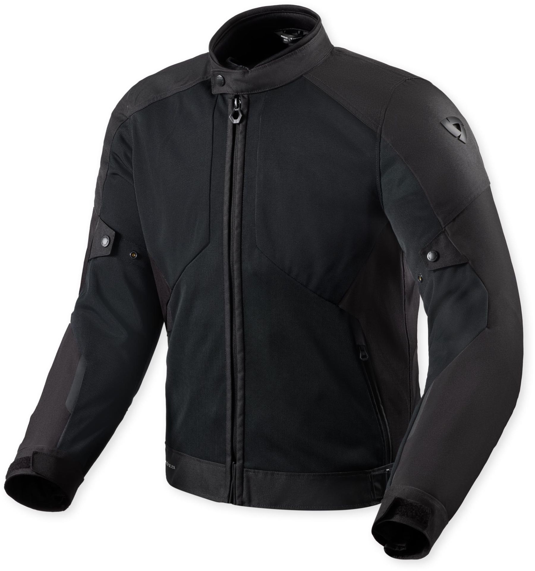REV'IT! Torque 3 H2O Waterproof Motorcycle Textile Jacket - Black