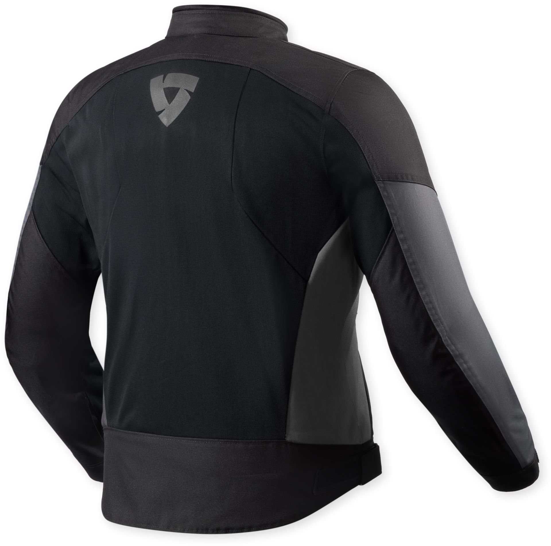 REV'IT! Torque 3 H2O Waterproof Motorcycle Textile Jacket - Black / Grey - Image 2