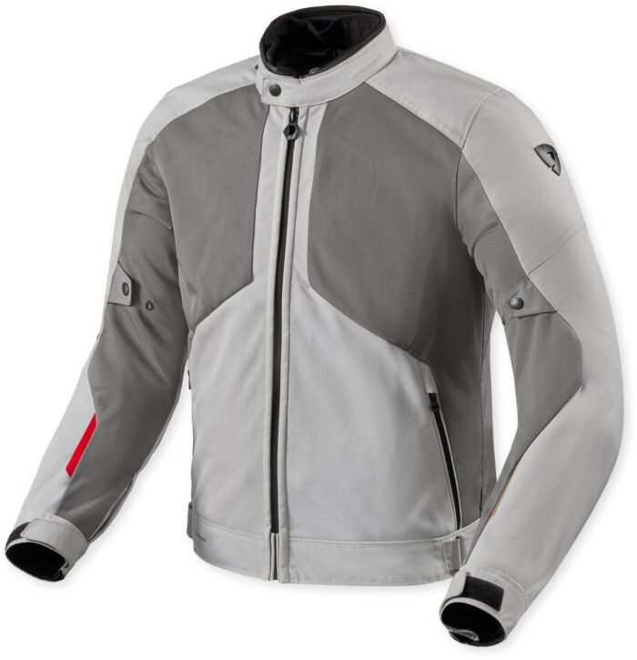 REV'IT! Torque 3 H2O Waterproof Motorcycle Textile Jacket - Grey / Anthracite